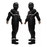 Impermeable Para Motociclista Nylon Reflejante