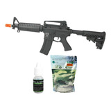 Rifle Airsoft Aeg M4 Asr105 Full Metal Blowback 6,0+bbs+óleo