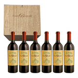 Vino Enzo Bianchi Gran Malbec 750 Ml Estuche Madera X 6 