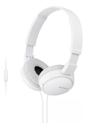 Audífonos Sony Con Función Manos Libres - Mdr-zx110ap Color Blanco