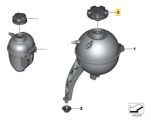 Tapa Depsito Refrigerante Para Bmw Z4 E89 18i N20 Foto 6