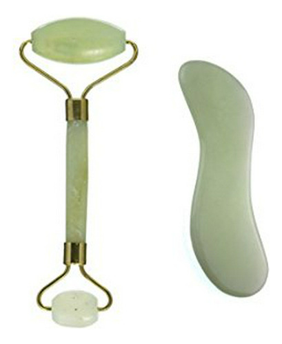 Rostro - Usonline911 Jade Roller & Gua Sha Scraping Anti Agi