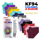 Cubrebocas Kf94 Infantil Mascarillas A Elegir Colores 50pzs