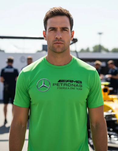 Playera F1 Mercedes Kimi Antonelli 12 Verde