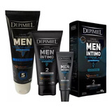 Kit 2x Depilação Masculina Depimiel Men Intimo + Corporal