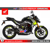 Calcos Honda Cb190r Kit Red Bull + Llantas Con Reflectivo