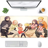 Mouse Pad Grande Anime Familia Boruto Artistico 30x70cm