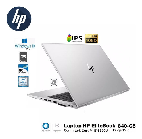 Laptop Hp Elitebook 840 G6 Core I7 16gb Ram 256gb Ssd 14  Fu