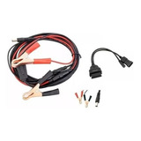 Cabo Adaptador Fiat 3 Pinos + Cabo Bateria Hd Scanner Plana