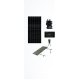 Panel Solar 555w Con Estructura Cable Micro Inversor Endcap 