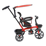 Triciclo Infantil Reforzado Manija Direccional Fit Color Rojo