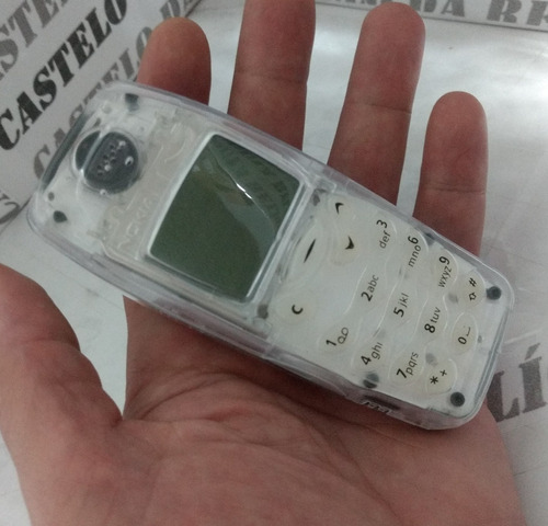 Nokia 3310 Carcaça Acrílica Transparecia Total Antigo D Chip