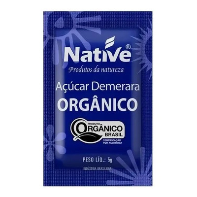 Açucar Demerara Orgânico Native 200 Sachês De 5g  | MercadoLivre