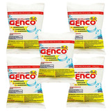 Kit 5 Pastilhas De Cloro Múltipla Ação 3x1 Genco - 200g