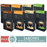 Pack 80 Cápsulas Sabores - Para Nespresso