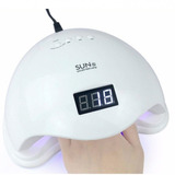 Lampara De Uñas Profesional Sun 5 Digital De 48 Watts Led