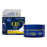 Creme Facial Antissinais Noturno Nivea Q10 Power 52g