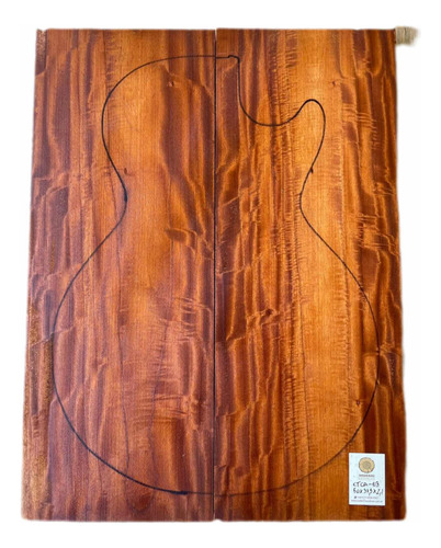 Tapa Carved Top Cedro Australiano Flameado Guitarra Luthier
