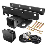 Nilight - Jk-61a 2  Inch Rear Bumper Tow Trailer Hitch