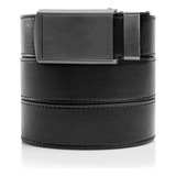 Slidebelts Cinturón De Cuero Vegano Para Hombre Sin Agujeros