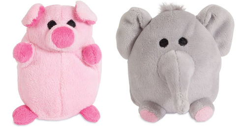 Zoobilee 32023 mini Y Elefante Pig Juguete Para Perro (paqu