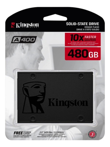 Hd Ssd Kingston 480gb Sa400s37 Sata 3 6gb/s Original Lacrado