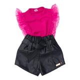 Conjunto Infantil Menina Estilo Blogueirinha Envio Imediato