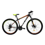 Mountain Bike Slp 25 Pro  2023 R29 M 21v Frenos De Disco Mecánico Cambios Shimano Tourney Tz31 Color Negro Con Pie De Apoyo  