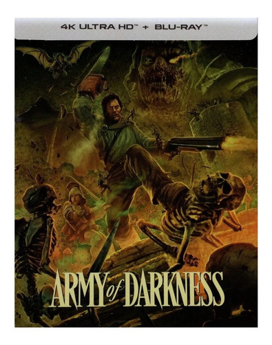 4k Ultra Hd + Blu-ray Army Of Darkness Steelbook Subt Ingles