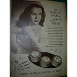 Publicidad Vintage Clipping Maquillaje Polvo Facial Le Sancy