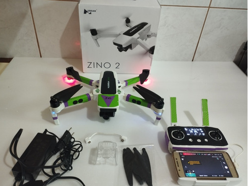 Drone Zino 2 Completo, Trocar Flat Guimbal.