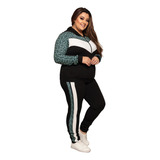 Conjunto Plus Size Feminino Tendência Casual Conforto Luxo