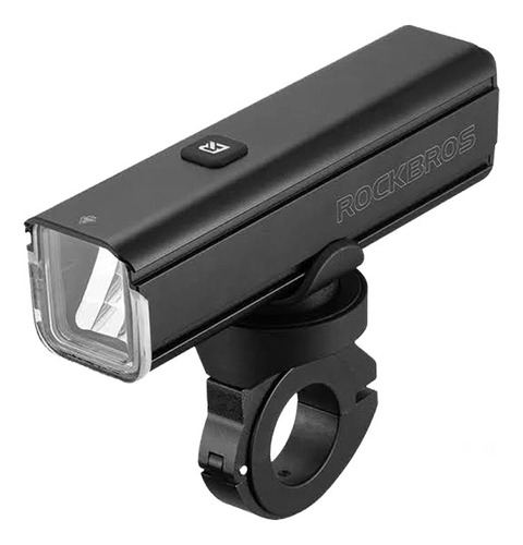 Luz Delantera 1000 Lumen / 5 Modos Para Bicicleta - Rockbros Color Negro