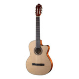 Guitarra Eléctrica Crafter Hc-250ce Cr-t Nv De Nylon Cutaway, Color Natural, Orientación Manual 96533