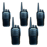 Kit 5 Radio Comunicador Baofeng Ht Uv-6 Dual 8 W 128 canais