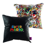 Zonacriativa Almofada 40x40 Pattern Super Mario - 10063801 Cor Colorido
