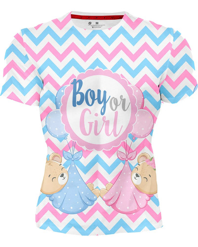 Playera Caballero Manga Corta Revelación Baby Ositos G A0014
