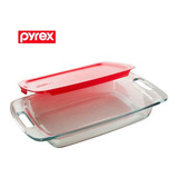 Fuente Pyrex 1.9 Lt Horno Convencional 300°c Y Microondas 