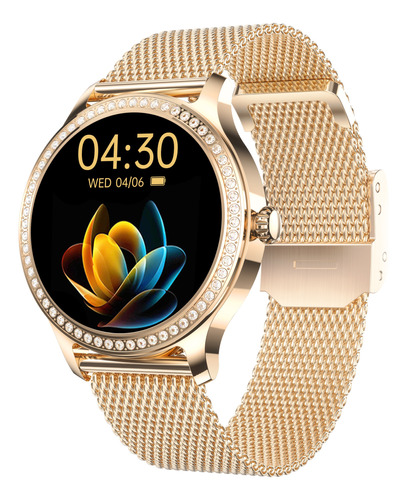 Reloj Inteligente Mujer Ak15 Deportivo Moda Luz Smartwatch