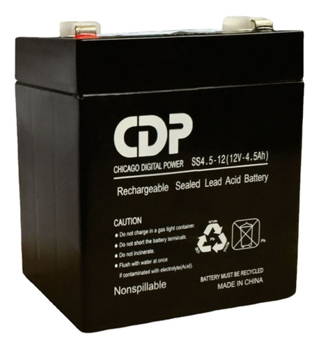 Bateria Sellada Recargable Cdp 12v 4.5ah 4.5a Para Reemplazo