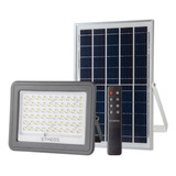Reflector Led Con Panel Solar Incluido 100w Luz Fría Etheos
