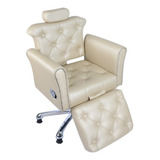 Cadeira Poltrona Para Cabeleireiro Reclinavel Com Relax- Lia