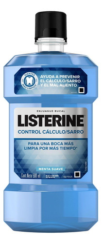 Enjuague Bucal Listerine Control Sarro X 500 Ml