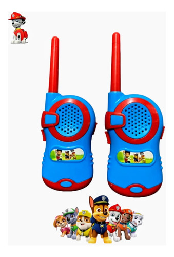 Radinho  Infantil Walkie-talkies Patrulha Canina Brinquedos