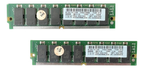 16mb Memória Ibm Edo (2x 8mb) 70ns 72 Vias Pc Antigo 486