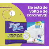 Refil Mop Lenço Eletrostático Hiperclean Pct.16 Unid 28x21cm