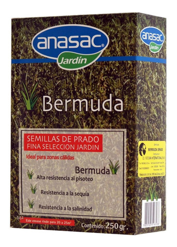 Semilla Pasto Bermuda Clima Cálido 250 Gramos