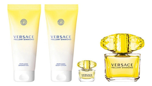 Perfume Set Versace Yellow Diamond  90ml Original Usa