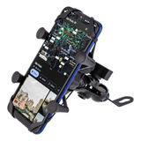 Suporte Celular Moto Com Carregador Universal Usb Garra X