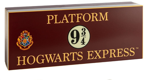 Lámpara Hogwarts Express Plataforma 9 3/4 Harry Potter